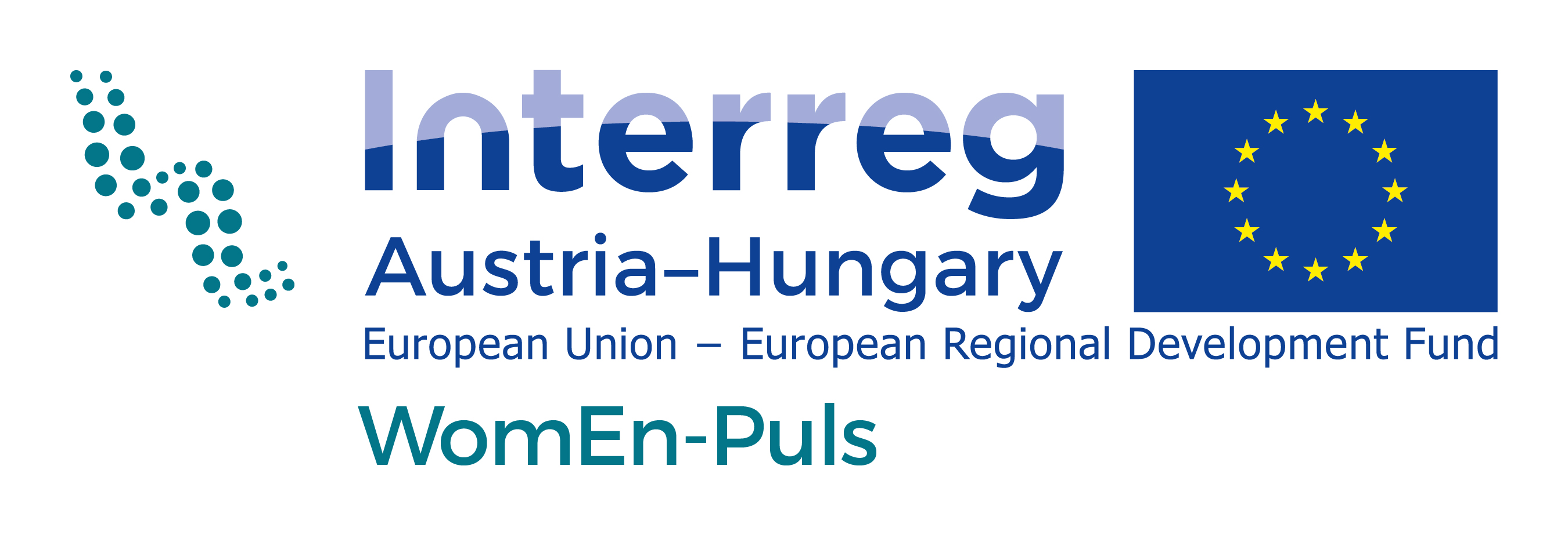 Projectlogo Interreg AT-HU_WomEn-Puls_rgb